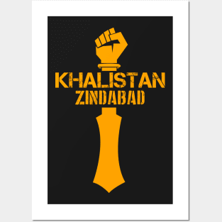 Khalistan Zindabad Posters and Art